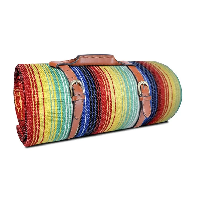 100 pousan Polyester vwayaj Plushs polaire piknik kouvèti