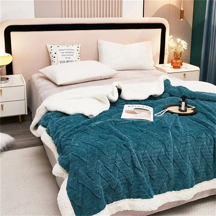 blue flannel blanket