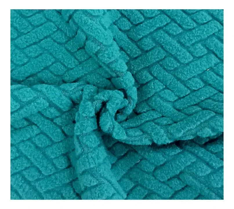 Jacquard Polè Polaire Drop-zegwi twal Polaire