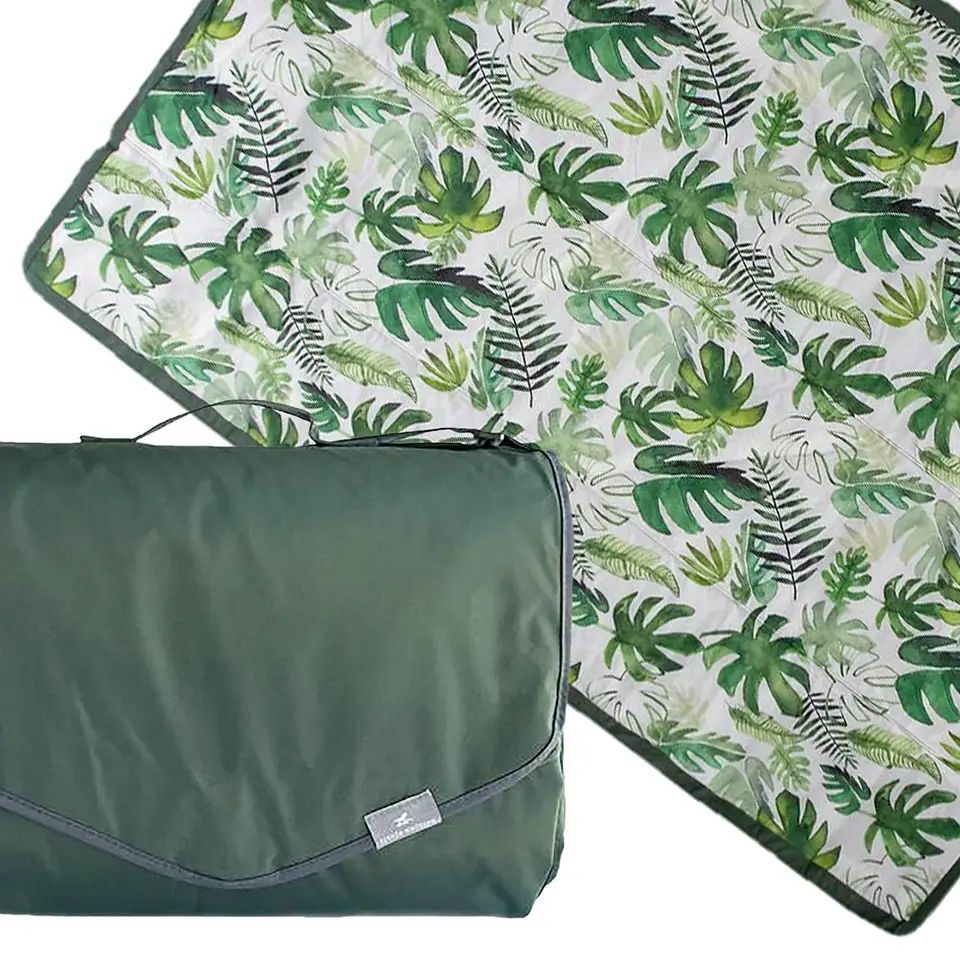 Sou entènèt jwèt Leaf piknik kouvèti