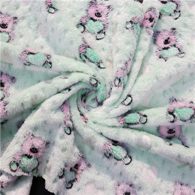 Relief Teddy Bear enprime twal polaire koray