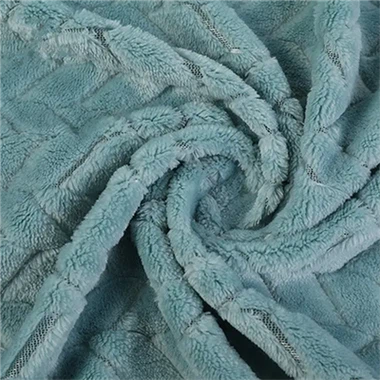 Jacquard flanèl twal polaire pou dra