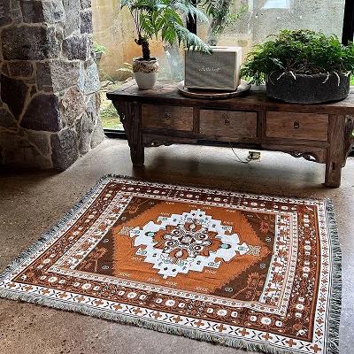 Jacquard tapisserie piknik kouvèti